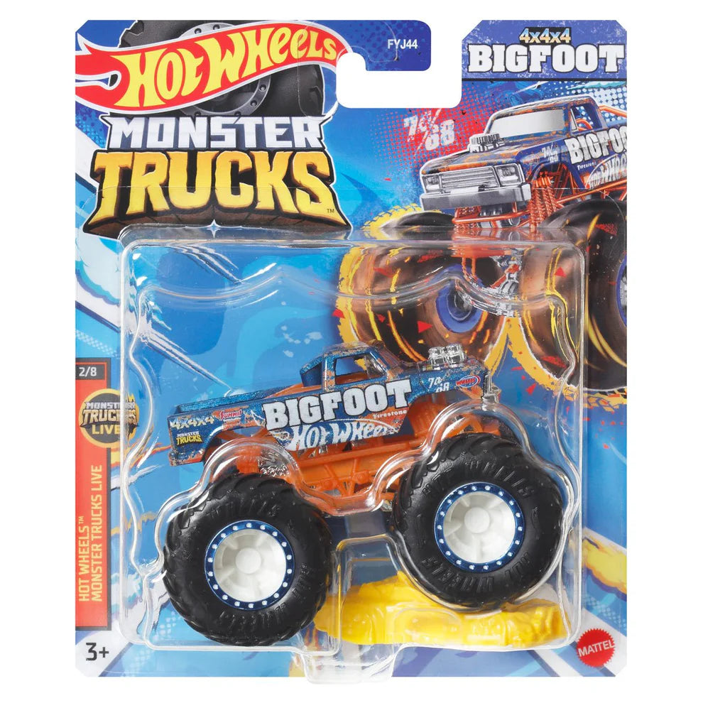 Hot Wheels Monster Trucks 1:64 4 x 4 x 4 Bigfoot