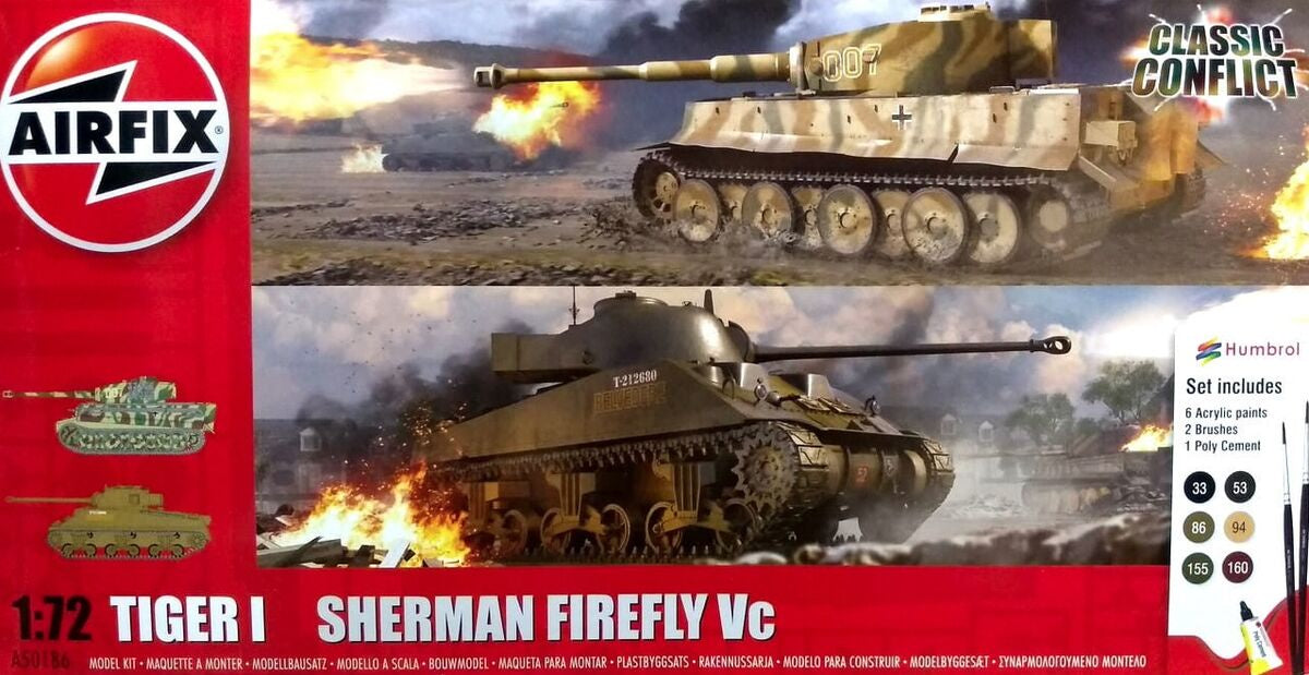 Airfix Tiger 1 vs Sherman Firefly VC 1:72