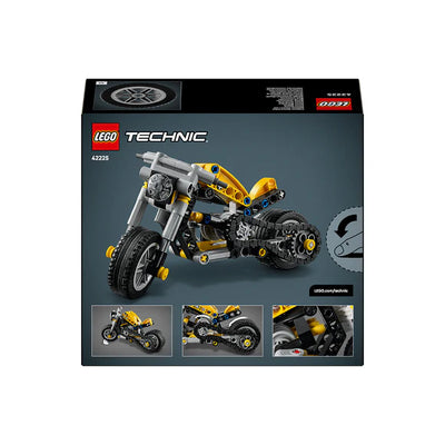 Lego Technic 42225 Yellow Motorcycle