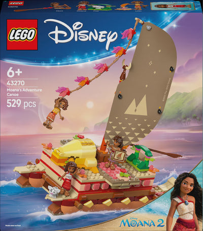 Lego Disney 43270 Moana's Adventure Canoe Set