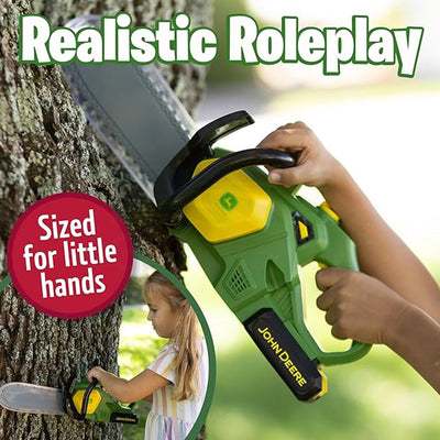 John Deere Motorised Toy Chainsaw