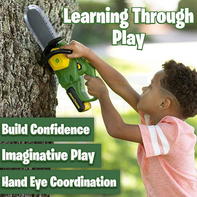 John Deere Motorised Toy Chainsaw