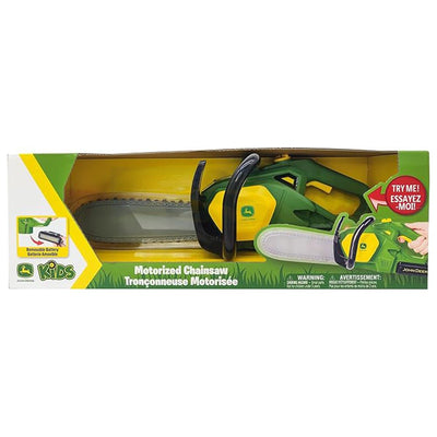 John Deere Motorised Toy Chainsaw