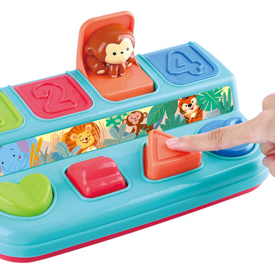 Playgo Hide And Pop Safari Friends Infant Toy