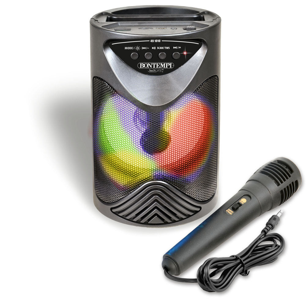 Bontempi Karaoke Wireless Speaker With Microphone And RGB Lights