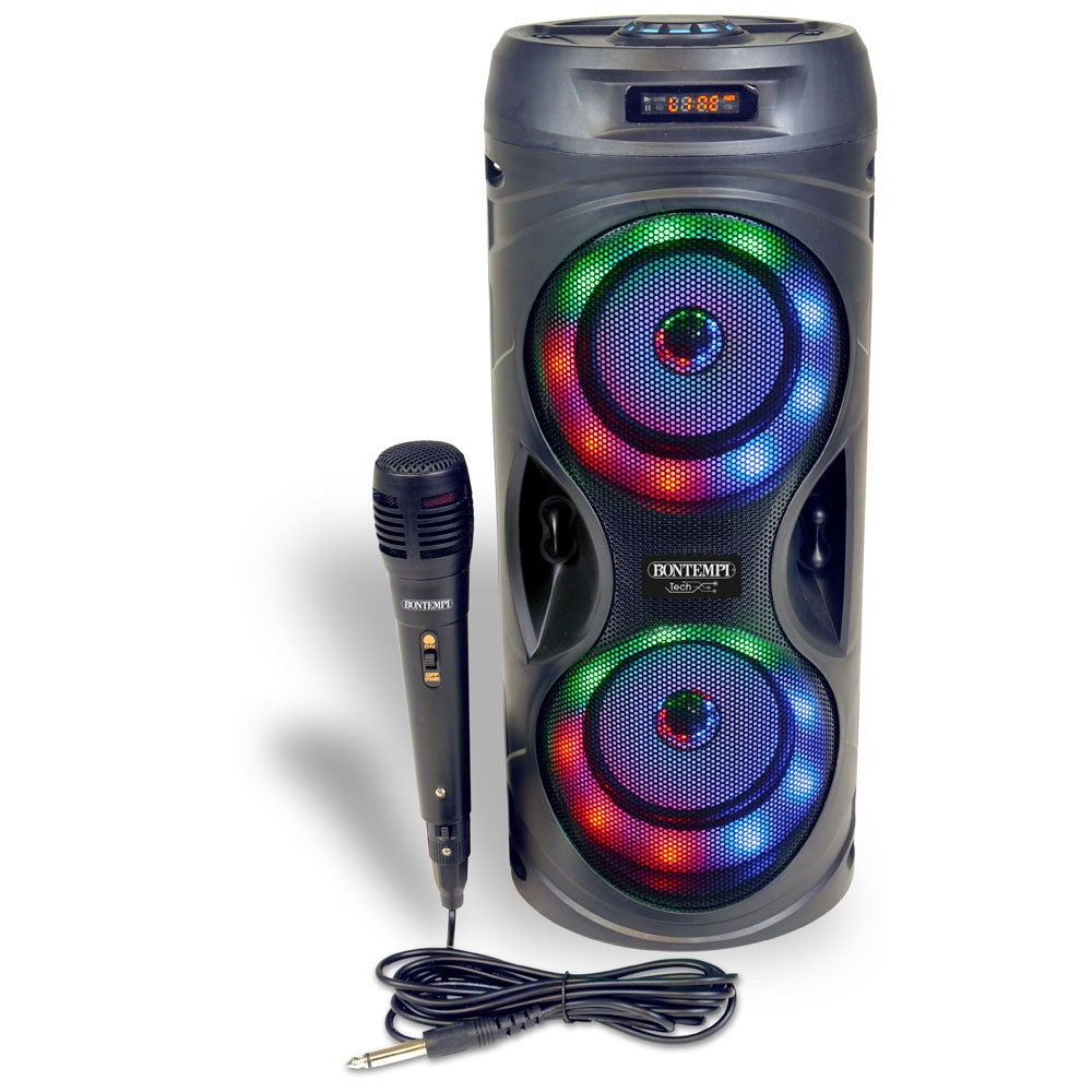 Bontempi Tech Wireless Speaker With Microphone And RGB Lights