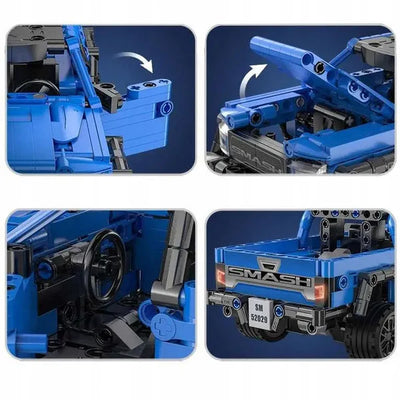 CaDA Smash Off Roader Vehicle With Pull Back Function 390pc Construction Set