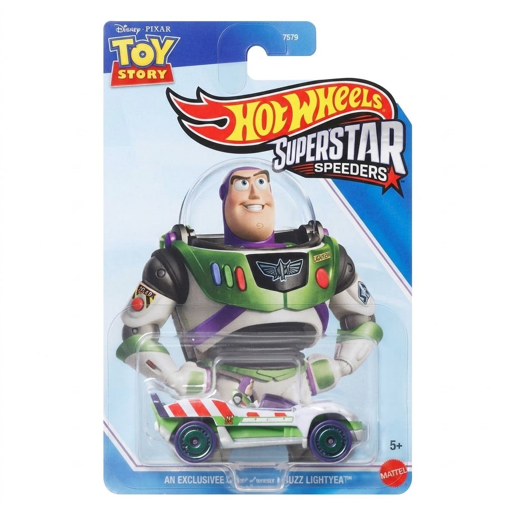 Disney Toy Story Hot Wheels Superstar Speeders Die Cast Car Buzz Lightyear