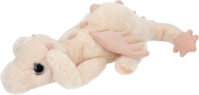 Snukis Plush Soft Toy Dragon Apriocot