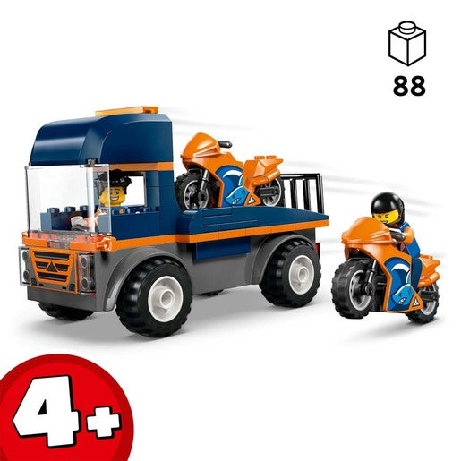 Lego City 60491 Motorcycle Transporter