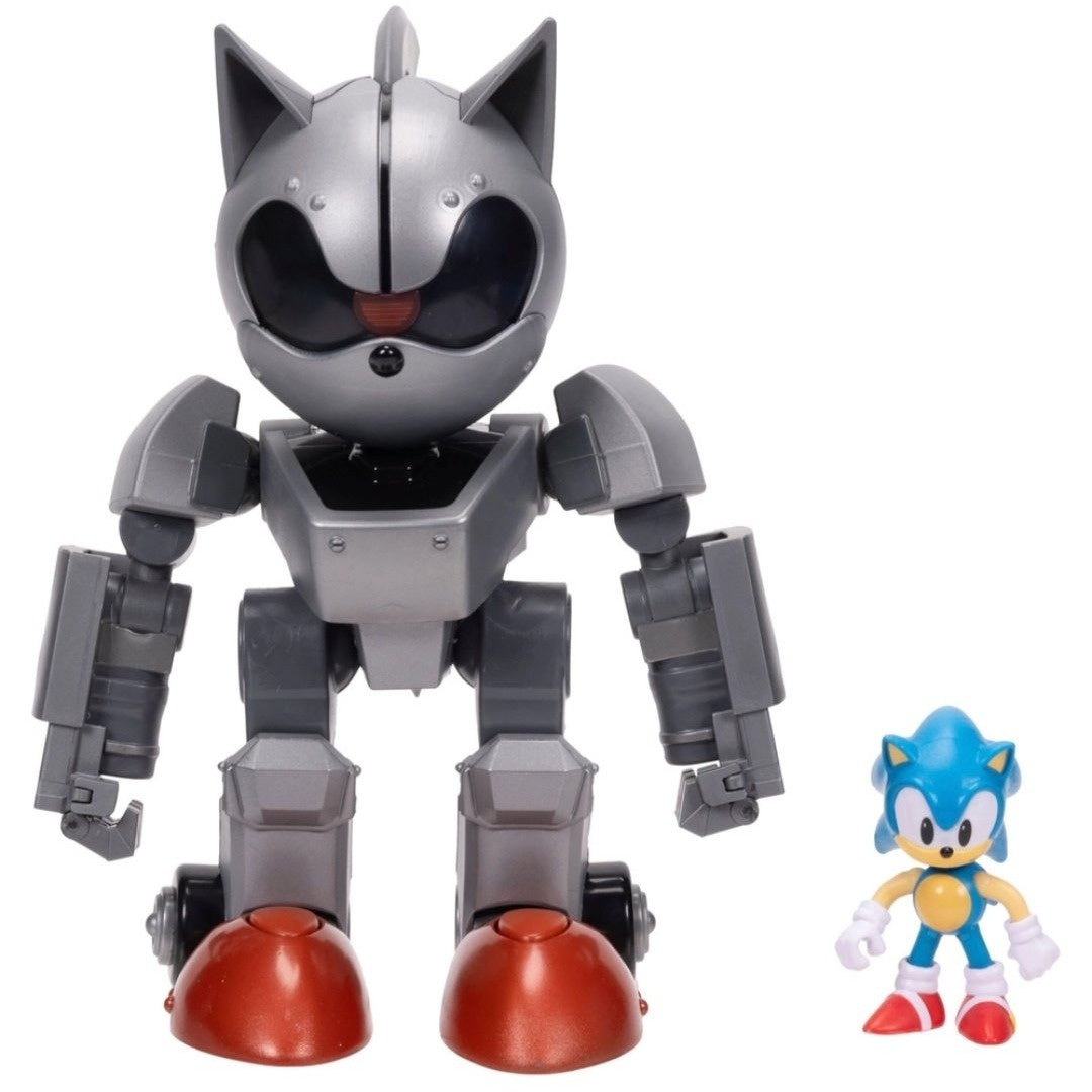Sonic The Hedgehog Giant Mecha Sonic vs Sonic