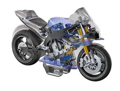 Mechanics Laboratory Yamaha M1 YZR Motorbike 200pc Construction Set