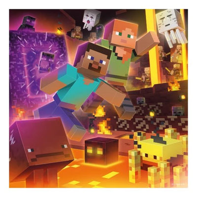 Minecraft 3 x 49pc Jigsaw Puzzles