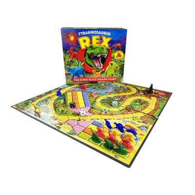 Tyrannosaurus Rex The Dinosaur Race Board Game