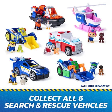Paw Patrol Search And Rescue Zuma With Rescue Hovercraft