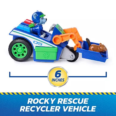 Paw Patrol Search And Rescue Rocky With Rescue Recycler