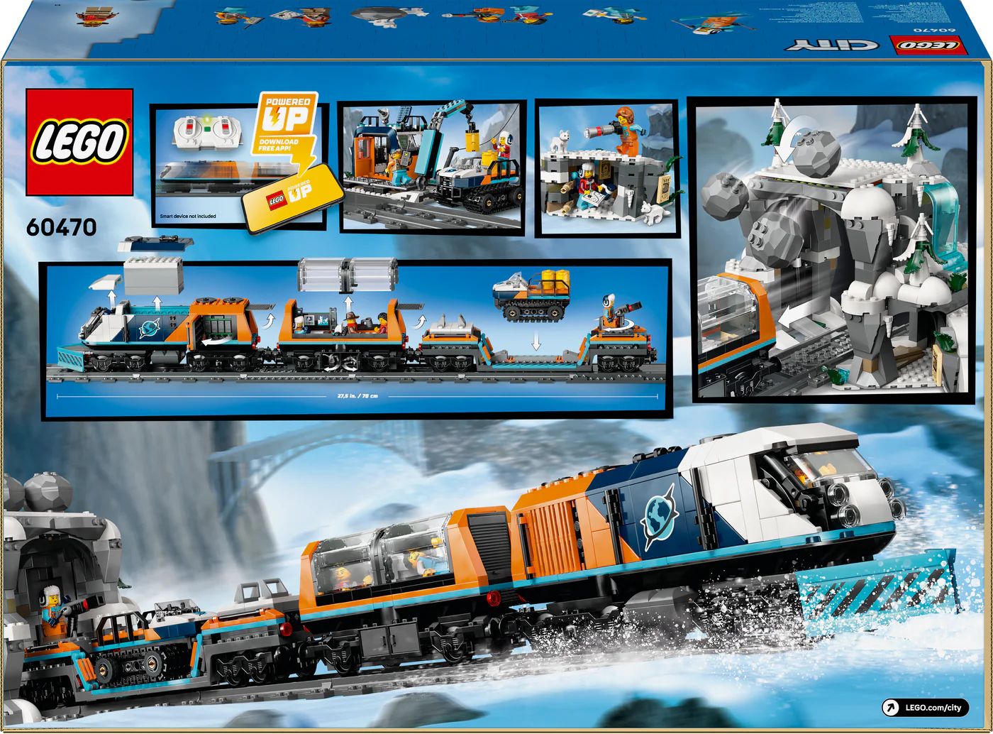 Lego City 60470 Explorer's Artic Express Train