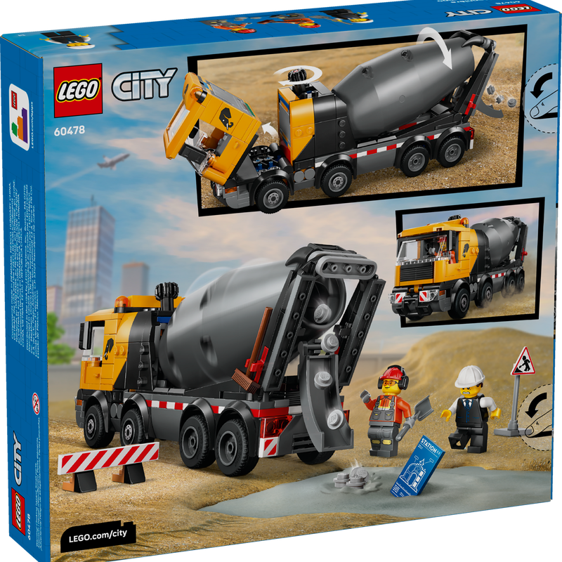 Lego City 60478 Cement Mixer truck