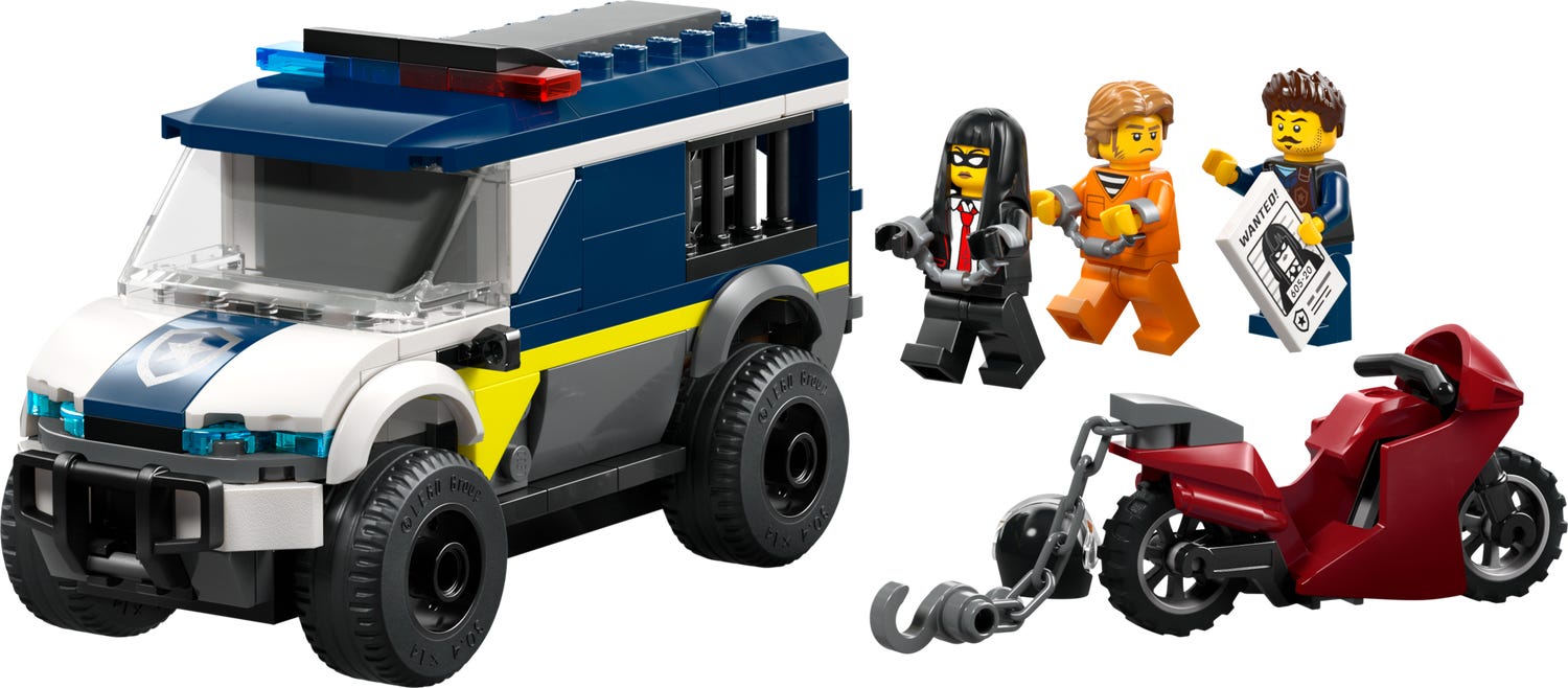 Lego City 60479 Police Prisoner Transport Van