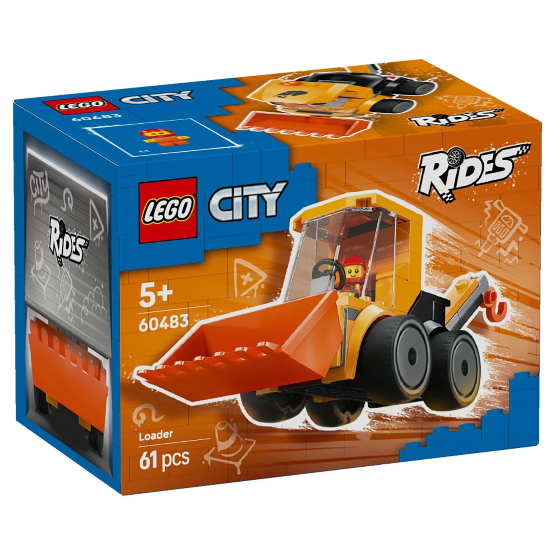 Lego City Rides 60483 Construction Loader