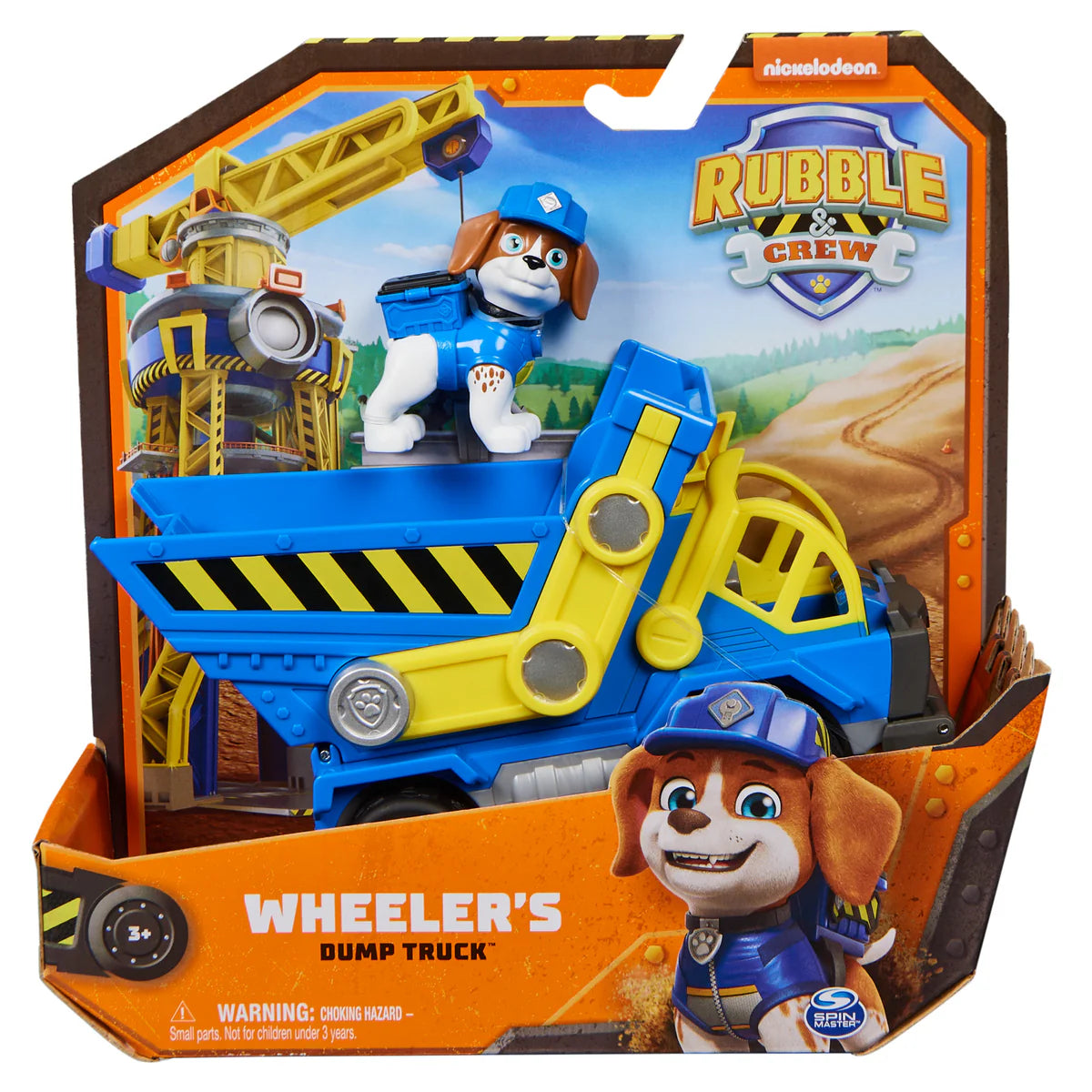 Paw Patrol Rubble And Crew Wheeler's Dump Truck Vehicle And Figure