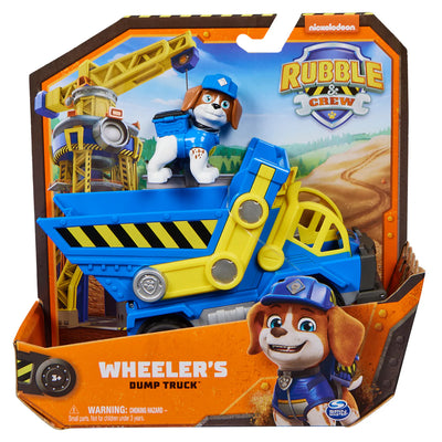 Paw Patrol Rubble And Crew Wheeler's Dump Truck Vehicle And Figure