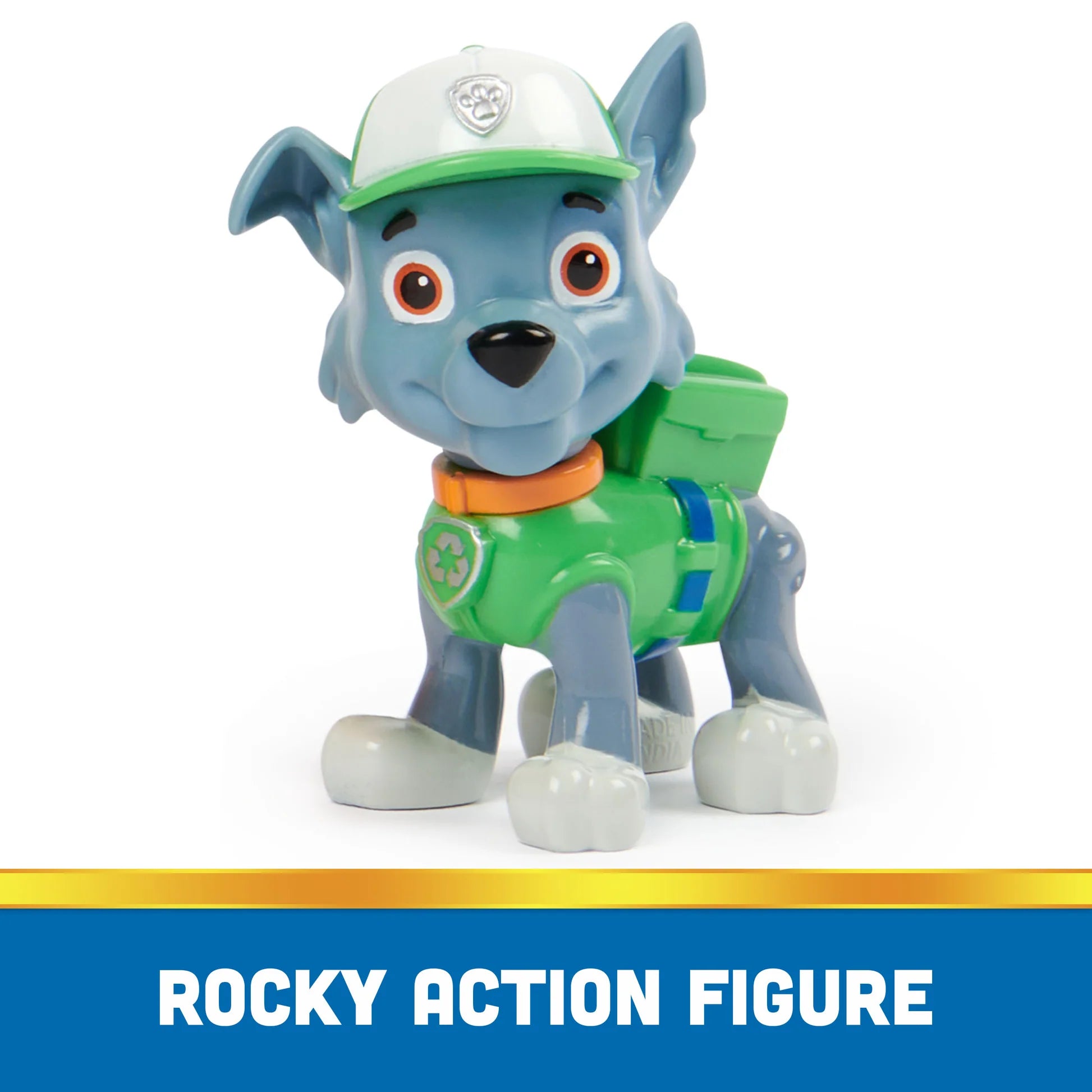 Paw Patrol Rocky Recycle Truck With Rocky Figure