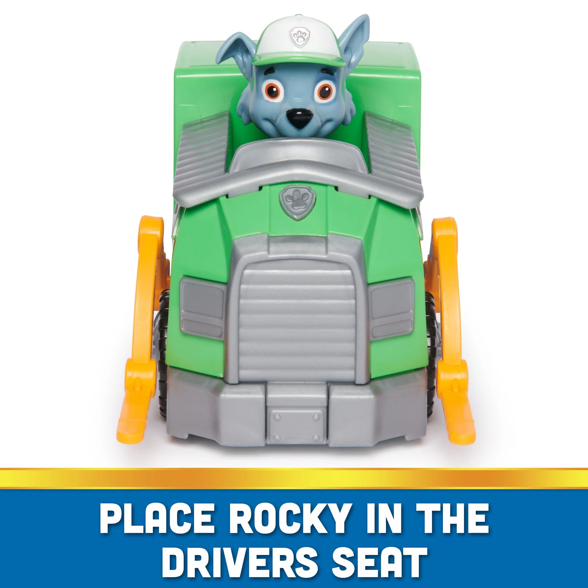 Paw Patrol Rocky Recycle Truck With Rocky Figure
