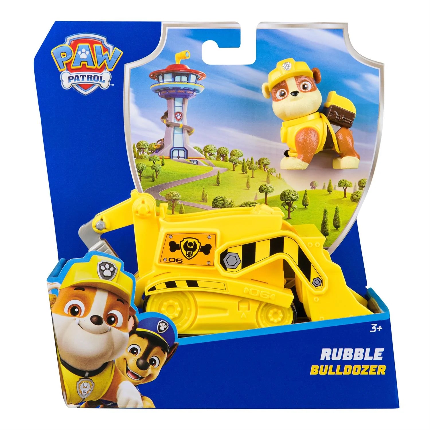 Paw Patrol Rubble Bulldozer Vehicle With Rubble Figure