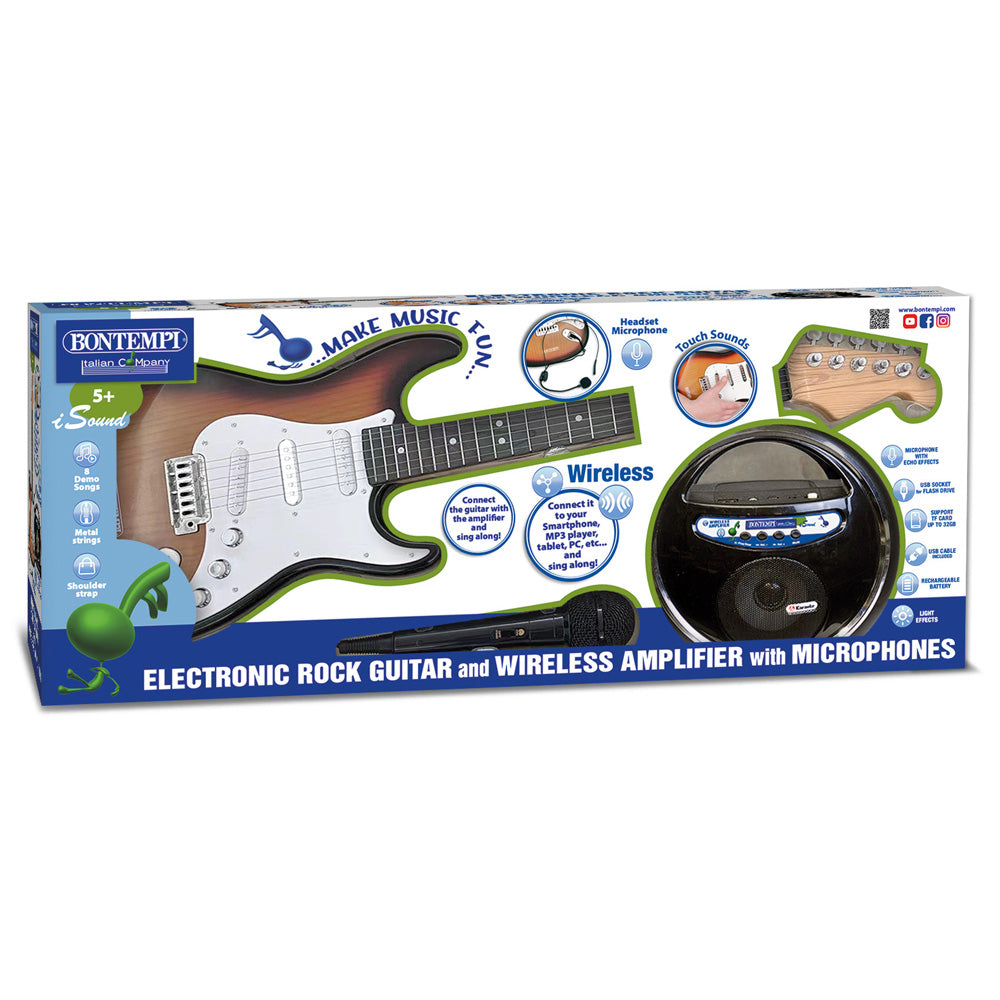 Bontempi Electronic Rock Guitar And Wireless Amp