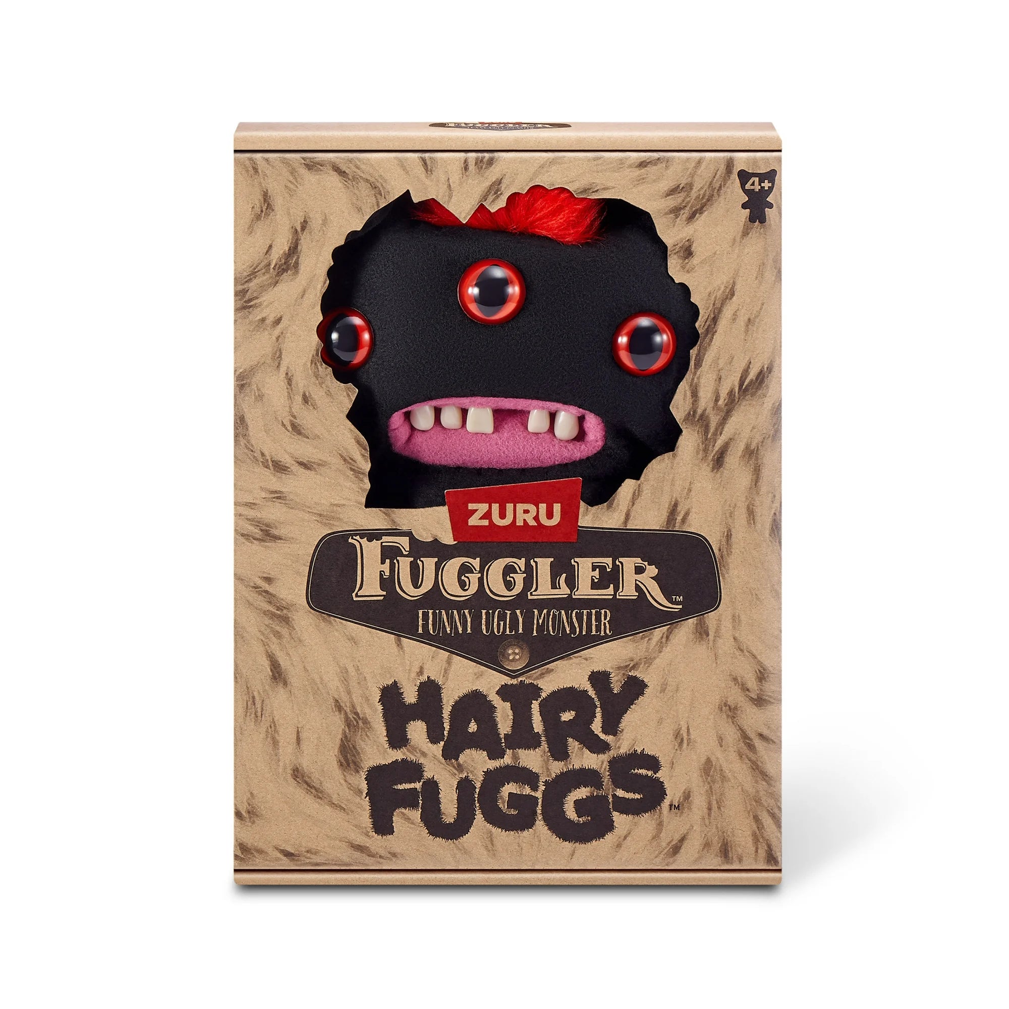 Fuggler Hairy Fuggs 9" Funny Ugly Monster Soft Toy Reek-o