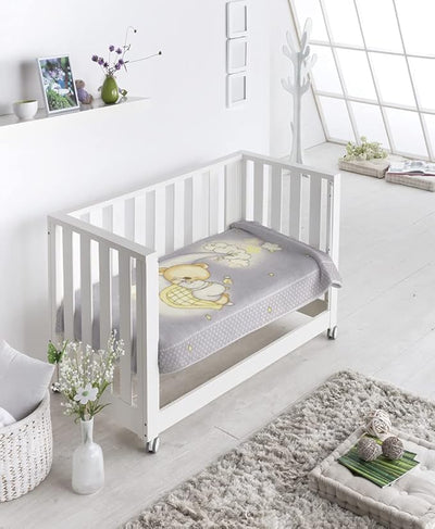 Pielsa Baby Blanket 80cm x 110cm Grey