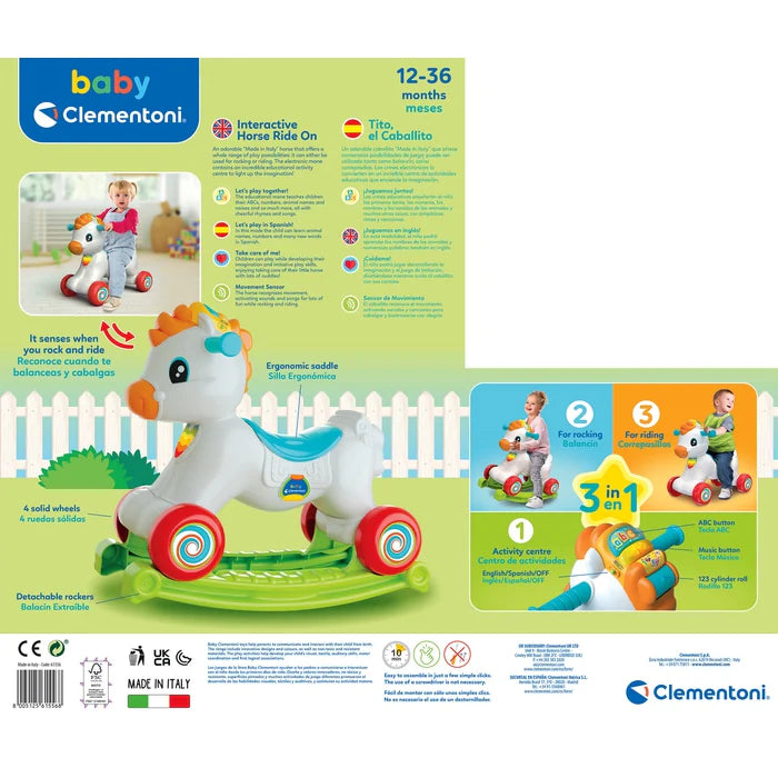 Clementoni Interactive Horse Ride On