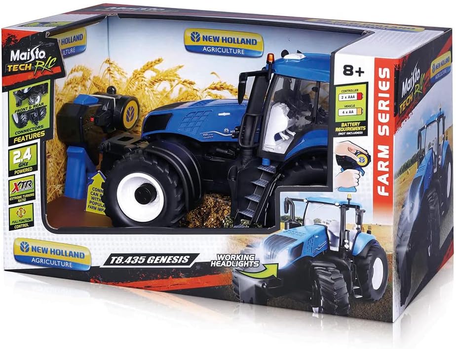 Burago New Holland T8.435 Remote Control Tractor 1:16