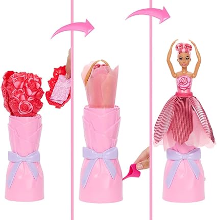Barbie Petal Pop Doll Red Rose