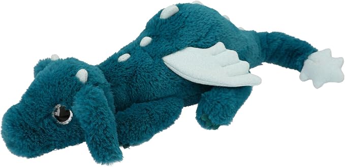 Snukis Plush Soft Toy Dragon Petrol