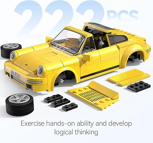 CaDA RUF CTR 2017 Yellowbird Remote Control Sports Car Construction Set 1:20