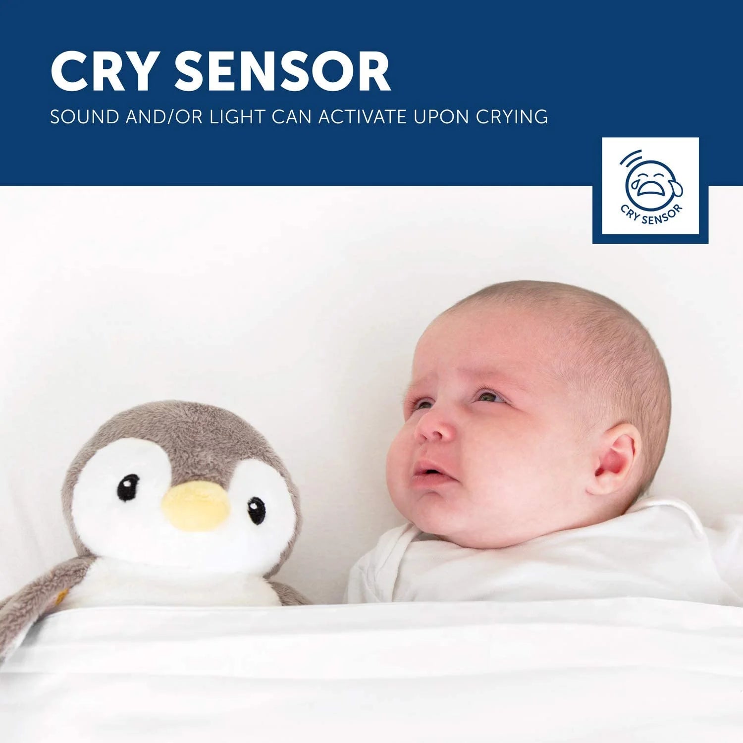 Zazu Phoebe Baby Sleep Shusher With Light Sound And Voice Recording