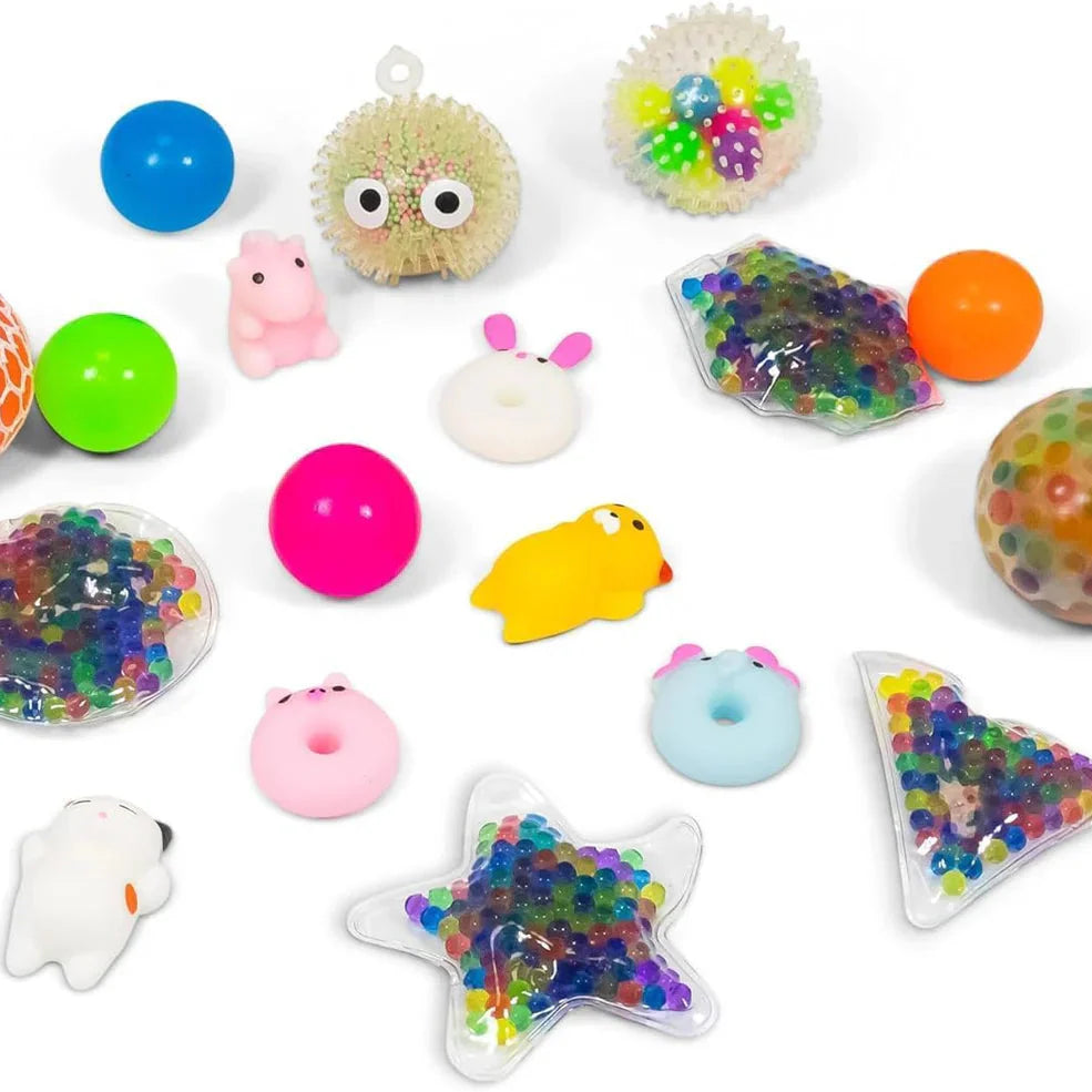 Sensory Squish Set With 20 Squish Fidgets