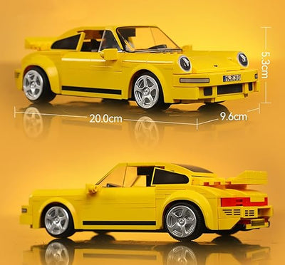 CaDA RUF CTR 2017 Yellowbird Remote Control Sports Car Construction Set 1:20