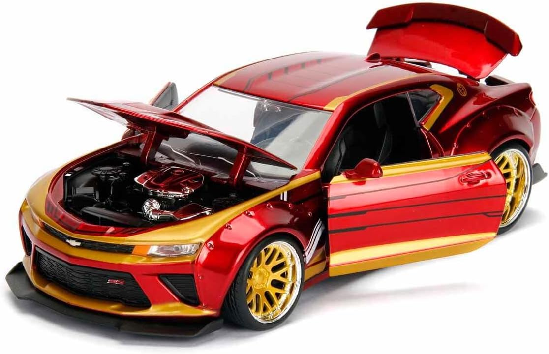 Marvel Avengers 2016 Chevrolet Camaro And Iron Man Figure