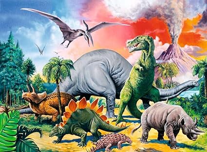 Ravensburger Among The Dinosaurs 100pc XXL Jigsaw Puzzle