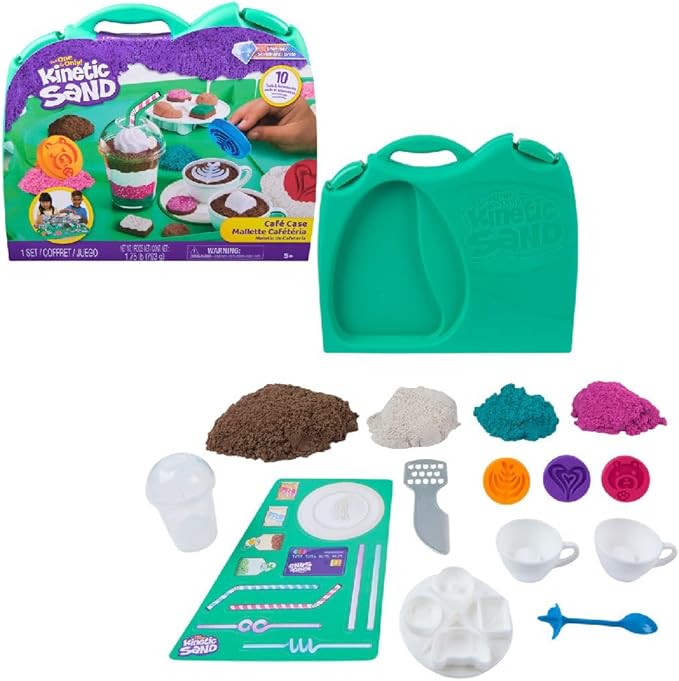Kinetic. Sand Cafe Case Playset