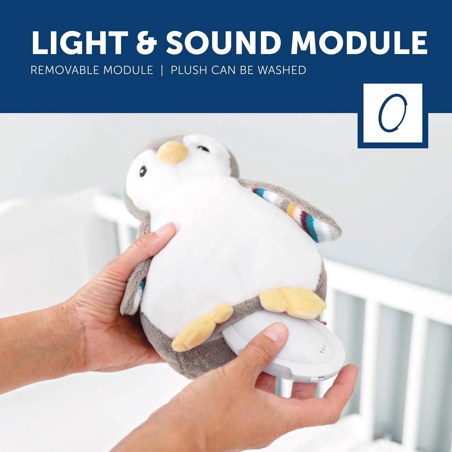 Zazu Phoebe Baby Sleep Shusher With Light Sound And Voice Recording