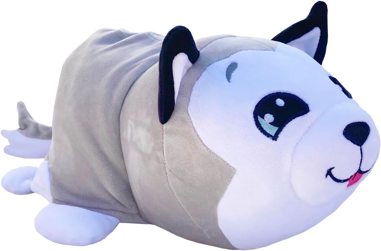 Flip A Zoo Mushmillows Soft Toy Hero Husky Into Powers Polar Bear
