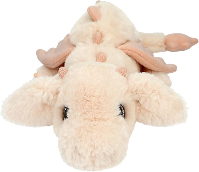 Snukis Plush Soft Toy Dragon Apriocot
