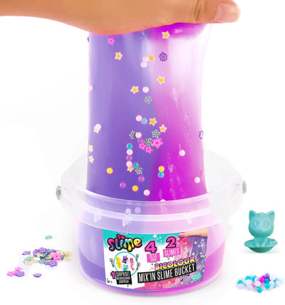 So Slime Mix In Slime Bucket