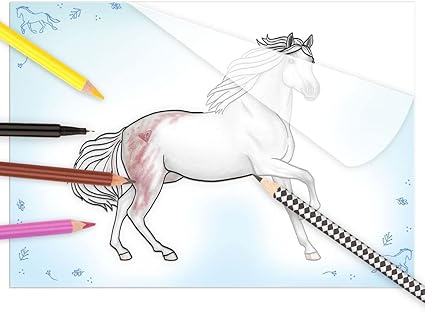 TOPModel Miss Melody Copy And Colouring Book