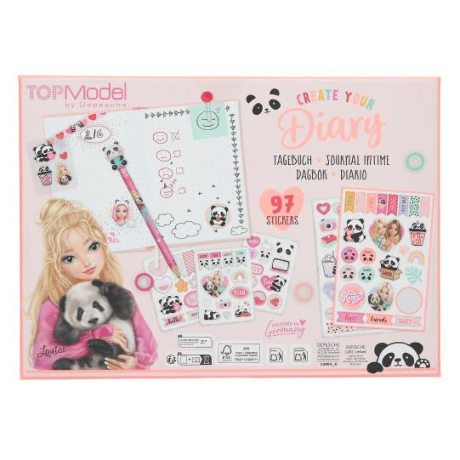 TopModel Create Your Diary set