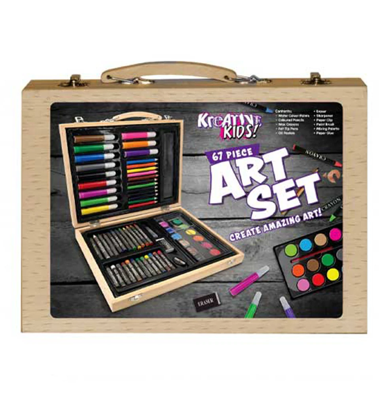 Kreative Kids 67 Piece Art Case